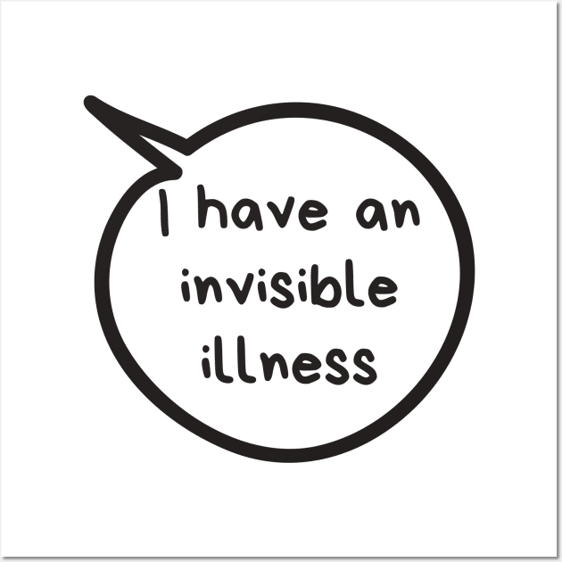 Invisible Illness Wall Art by Sloth Station